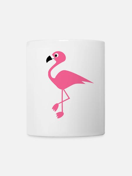 Flamingo - Tasse - Weiß