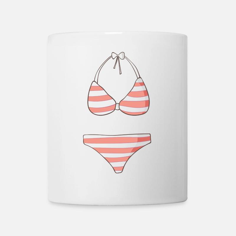 Bikini - Tasse - Weiß