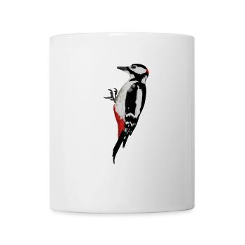 Specht - Tasse - Weiß - Vorne