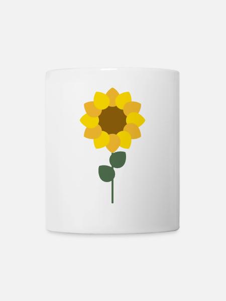 tournesol - Mug blanc - blanc