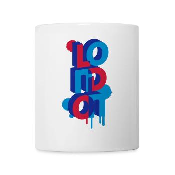 Londres en lettres 3D - Mug blanc - blanc - Devant