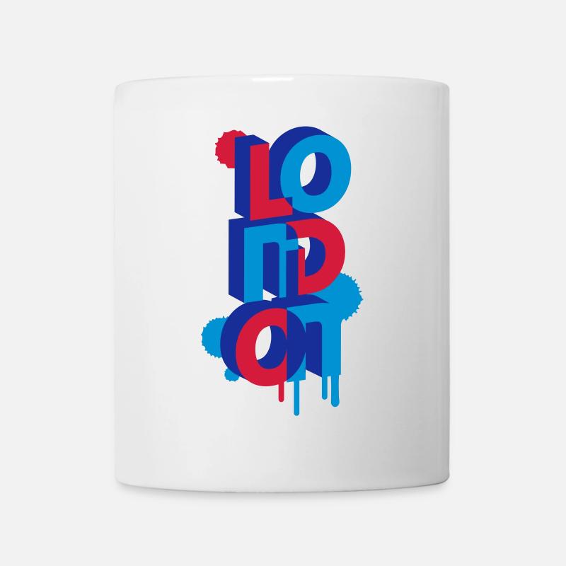 Londres en lettres 3D - Mug blanc - blanc