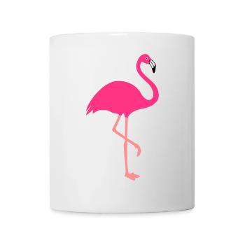 Flamingo - design animal - Mug blanc - blanc - Devant