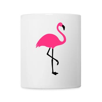 Flamingo -Sommer Sonne Strand - Tasse - Weiß - Vorne