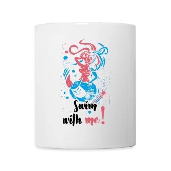 Meerjungfrau im Farbpaar  - Tasse - Weiß - Vorne