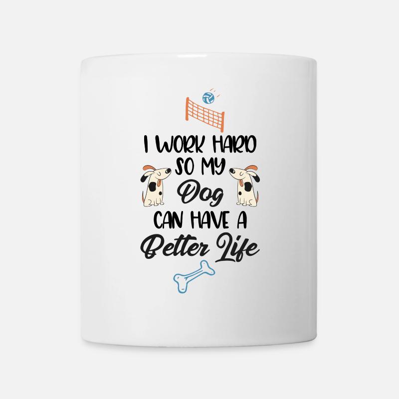 lustiger Hunde Spruch - Tasse - Weiß