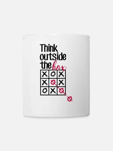 Script de la chaîne de la boîte rose - Mug blanc - blanc