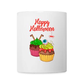 Gâteau au muffin Halloween - Mug blanc - blanc - Devant