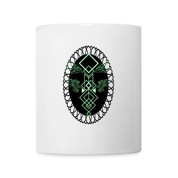 ange - Mug blanc - blanc - Devant