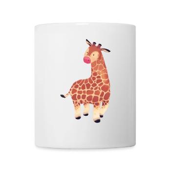 Illustration - Giraffe - Tasse - Weiß - Vorne