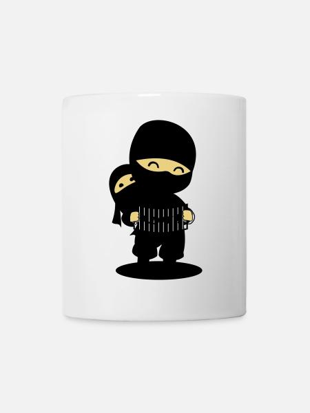Ninja Japonais Cool - Mug blanc - blanc