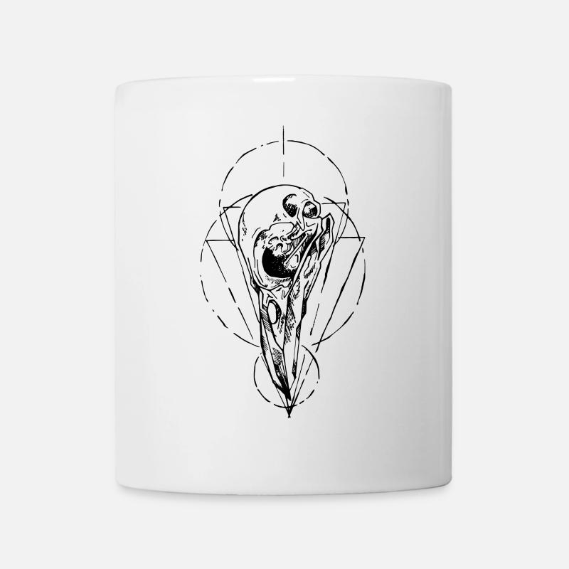 corbeau - Mug blanc - blanc