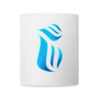 Flame blue - Mug - white - Front