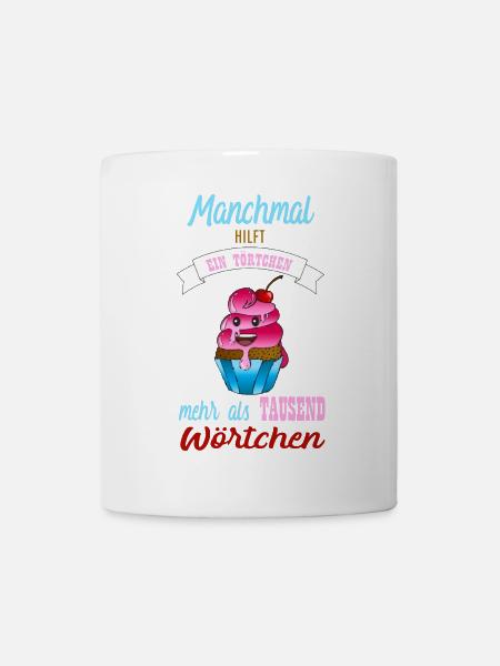 Törtchen. - Tasse - Weiß
