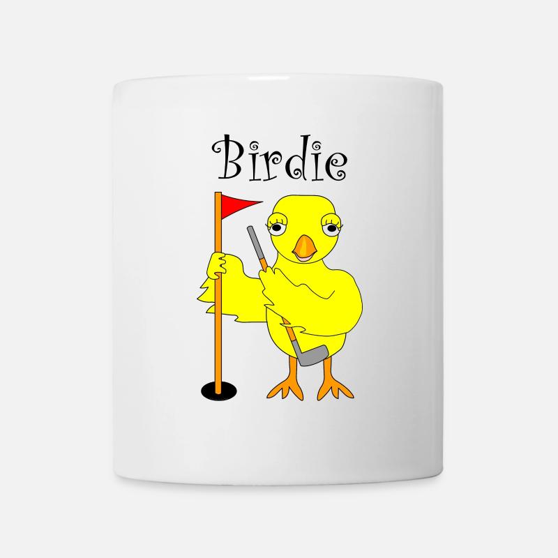 Piepmatz-Golfspieler-Küken - Tasse - Weiß