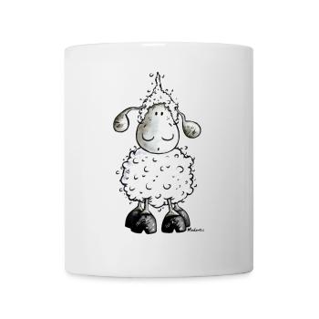 Mc Wolle Wollschaf Schaf - Tasse - Weiß - Vorne