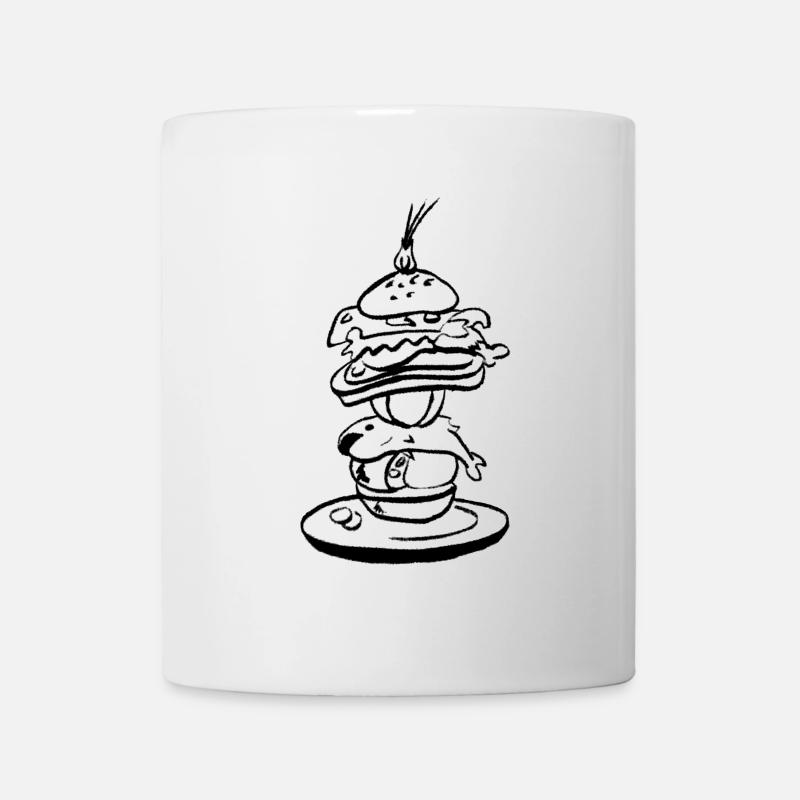 Burger - Mug blanc - blanc