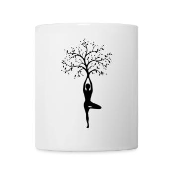 yoga - Mug blanc - blanc - Devant