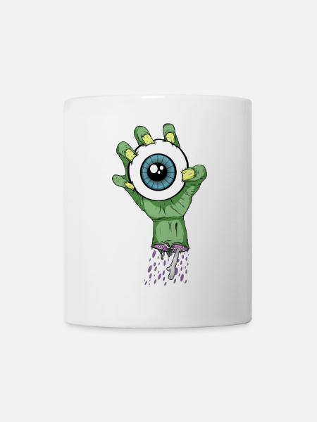 Oeil de zombie - Mug blanc - blanc