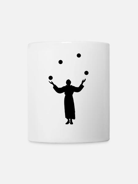 Jonglage - Tasse - Weiß