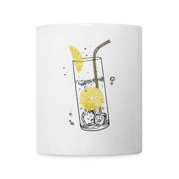 Zitronen Limonade Sommer Limo - Mug - white - Front
