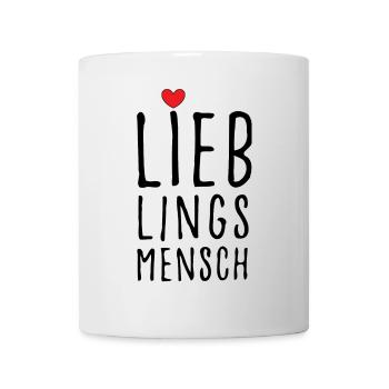Lieblingsmensch - Tasse - Weiß - Vorne