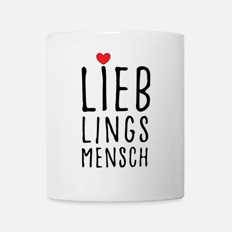 Lieblingsmensch - Tasse - Weiß