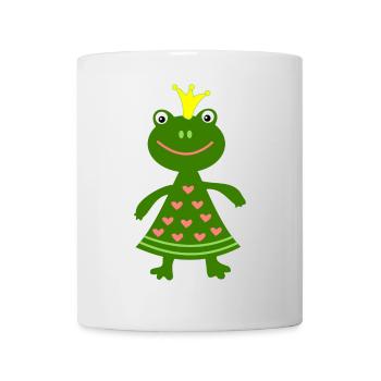 Reine grenouille - Mug blanc - blanc - Devant