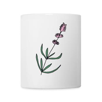 lavande lavande - Mug blanc - blanc - Devant