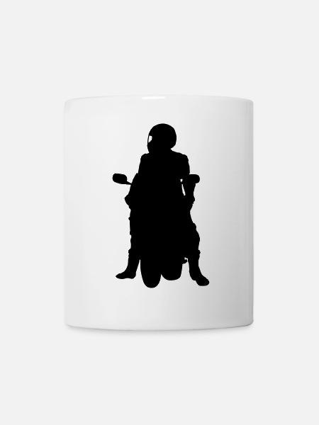 biker - Mug blanc - blanc