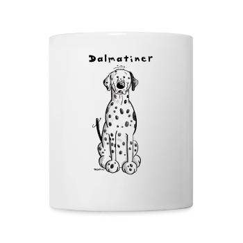 Knuffiger Dalmatiner - Tasse - Weiß - Vorne
