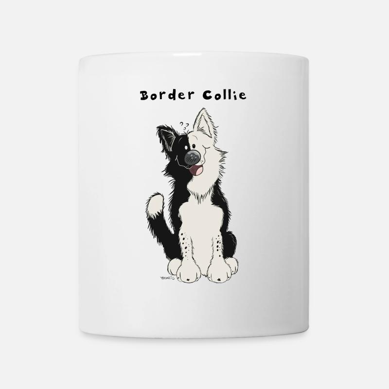 Border Collie comique - Mug blanc - blanc