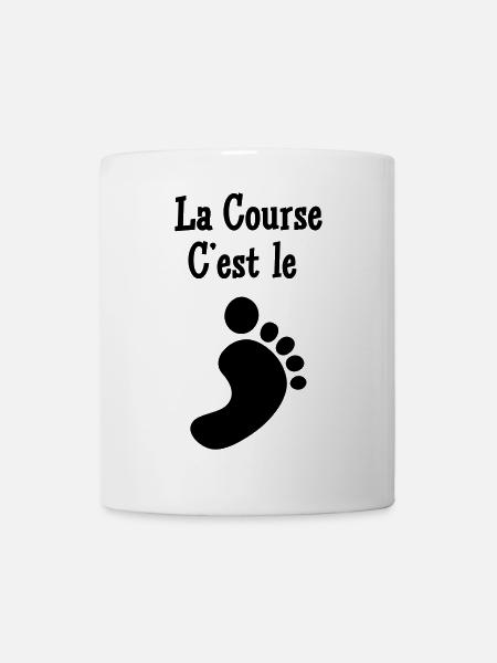 Course à Pied / Running / Jogging / Coureur - Mug blanc - blanc