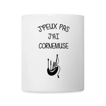 Cornemuse / Ecosse / Instrument de Musique - Mug blanc - blanc - Devant