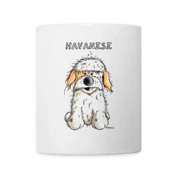 Lustiger Havaneser - Tasse - Weiß - Vorne