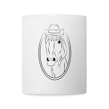 Cooles Pony - Tasse - Weiß - Vorne
