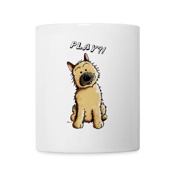 Cairn Terrier Play - Tasse - Weiß - Vorne