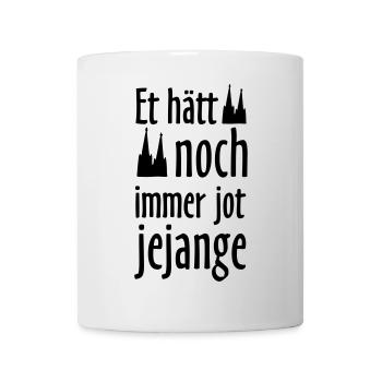 Et hätt noch immer jot jejange - Tasse - Weiß - Vorne