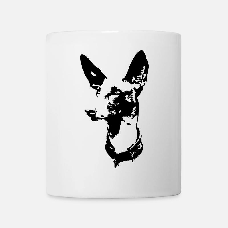 Tête de podenco - Mug blanc - blanc