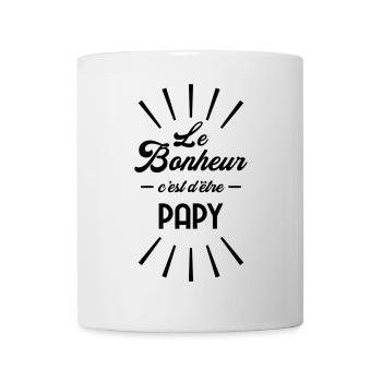 Papy Papi Grand-Père Retraite famille - Mug blanc - blanc - Devant