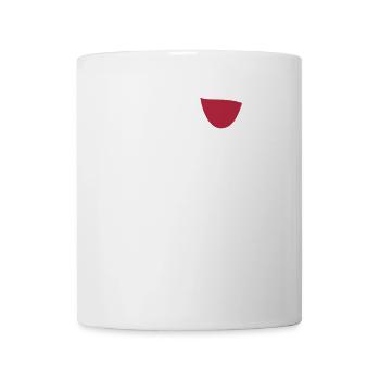 Wein Wine Love Liebe Weinglas 2c - Tasse - Weiß - Vorne