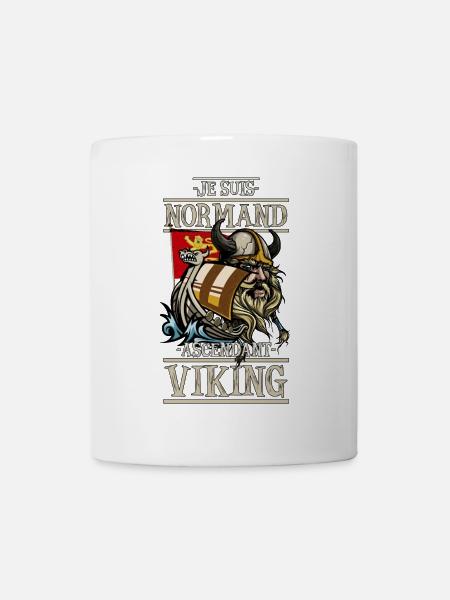 Aufsteigendes Vicking - Tasse - Weiß