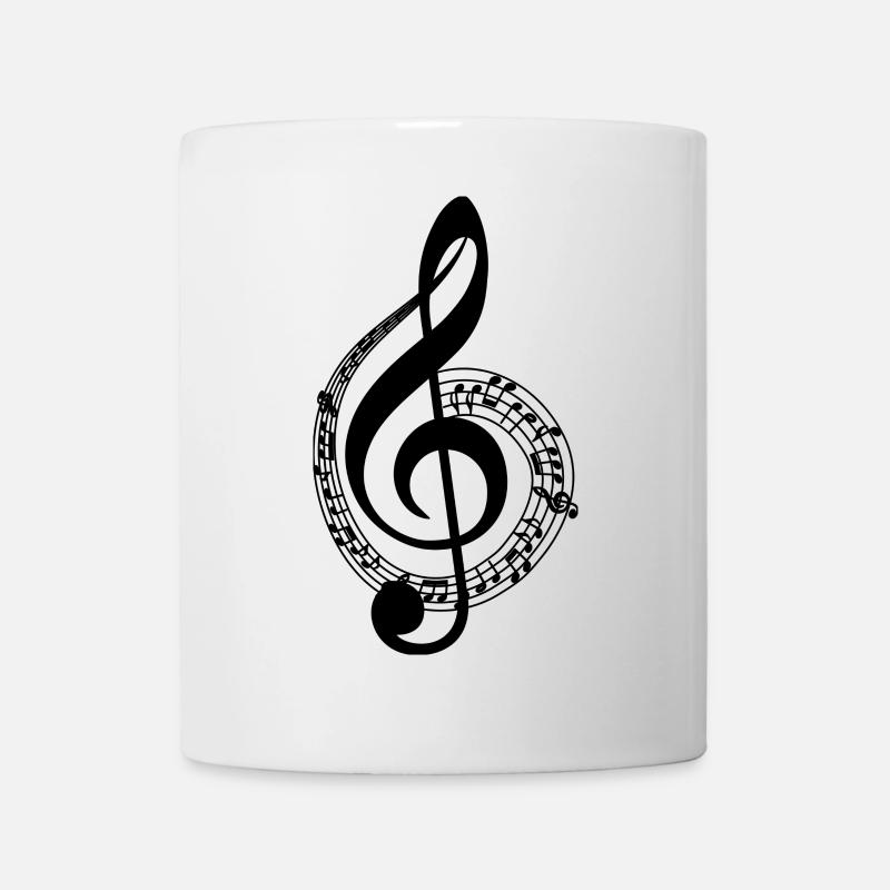 Musique - Mug blanc - blanc