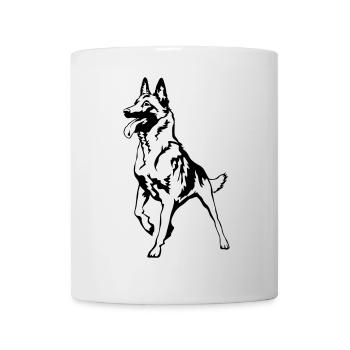 Malinois - Mug blanc - blanc - Devant