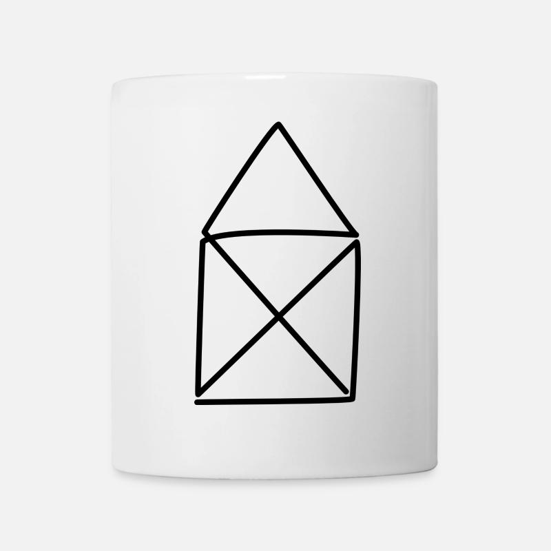 La maison du Père Noël - Mug blanc - blanc