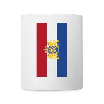 Fahnenaffen aus den Niederlanden - Tasse - Weiß - Vorne