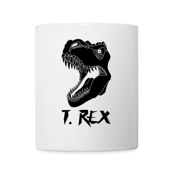 Black tyrannosaurus - Mug - white - Front