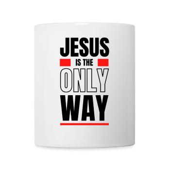 Red Minimalism: Contrast Blocks - Mug - white - Front