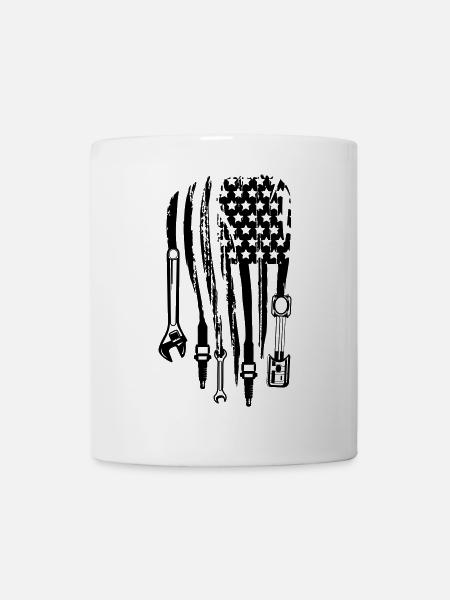 US Car Schrauber - Tasse - Weiß