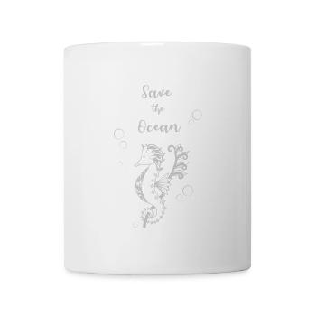 Save the Ocean Seahorses - Mug - white - Front